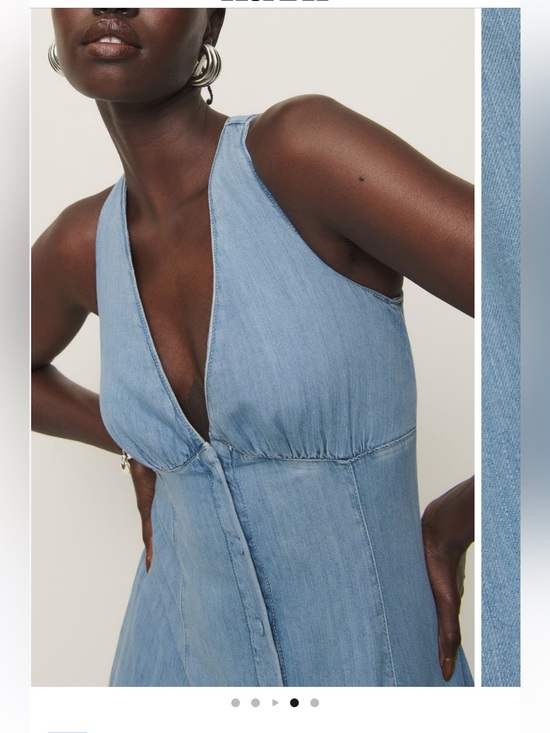 Reformation Dresses & Skirts - Reformation Sebastian Denim Midi Dress